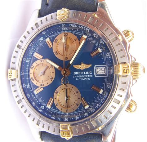 breitling chronomat evolution blue face